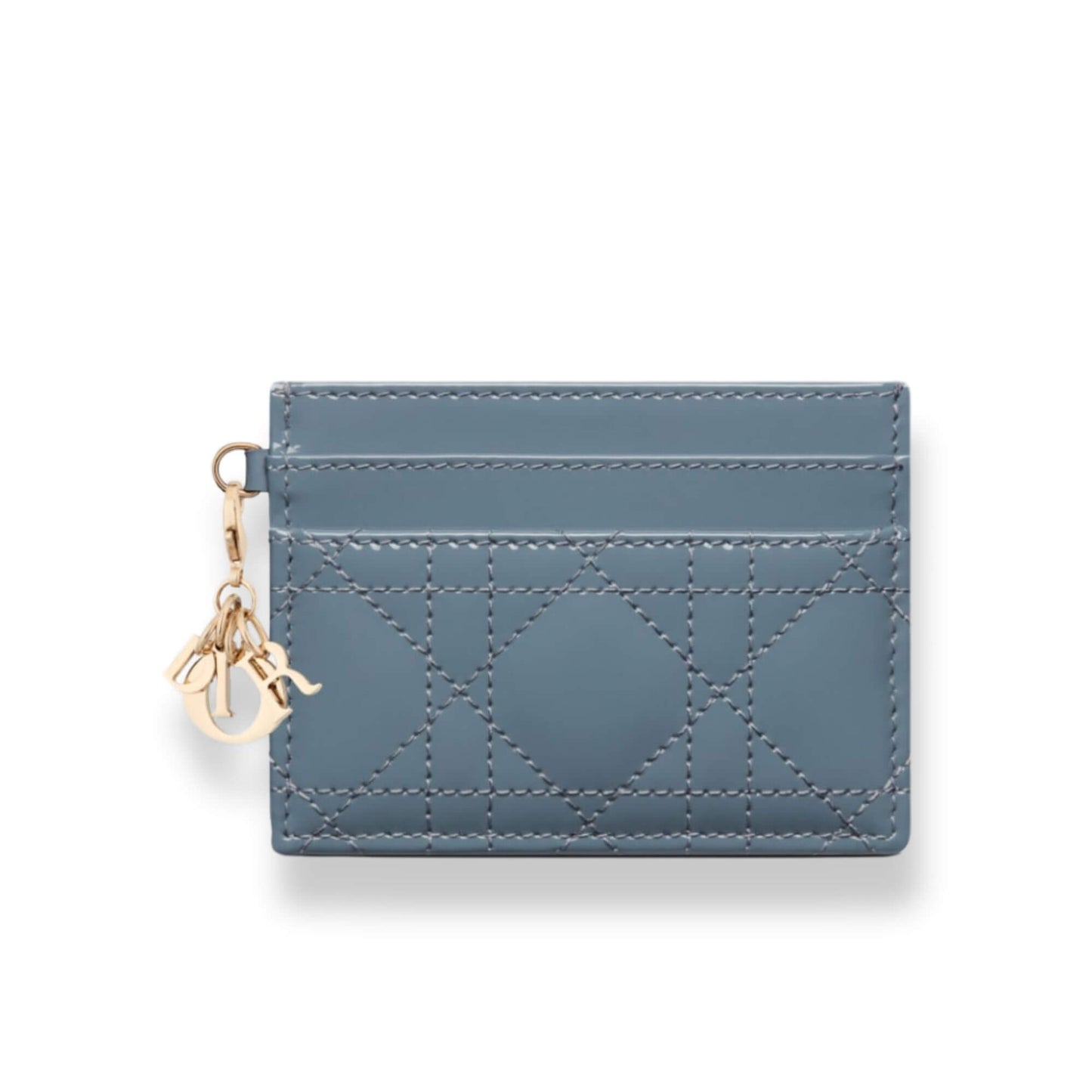 DIOR BLUE LADY DIOR 5 SLOTS WALLET