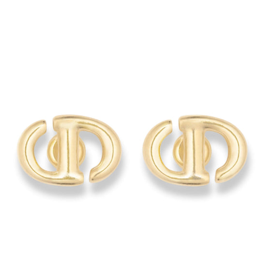 DIOR CD NAVY EARRINGS