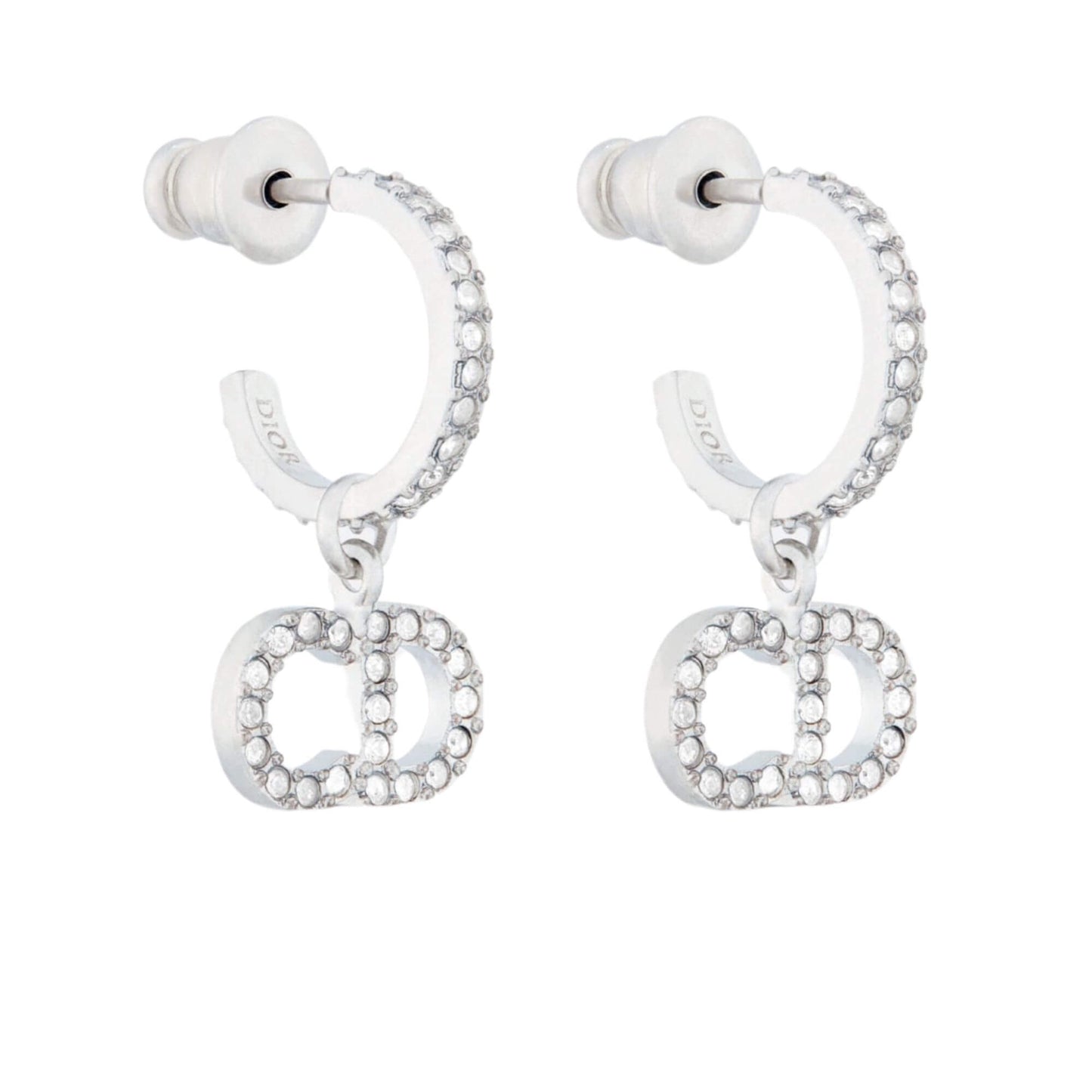 DIOR CLAIR D LUNE HOOP EARRINGS