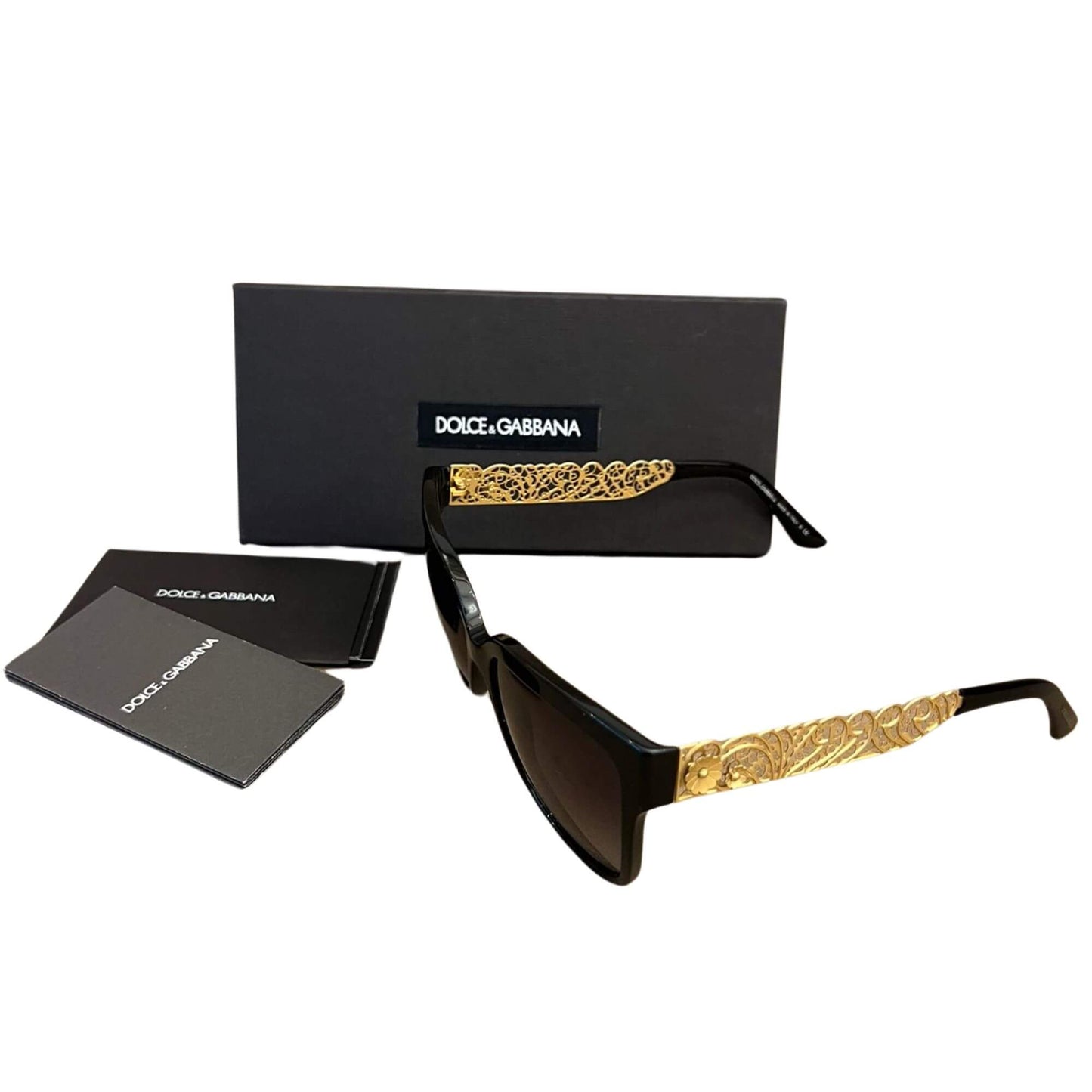 DOLCE & GABBANA GOLD SUNGLASSES