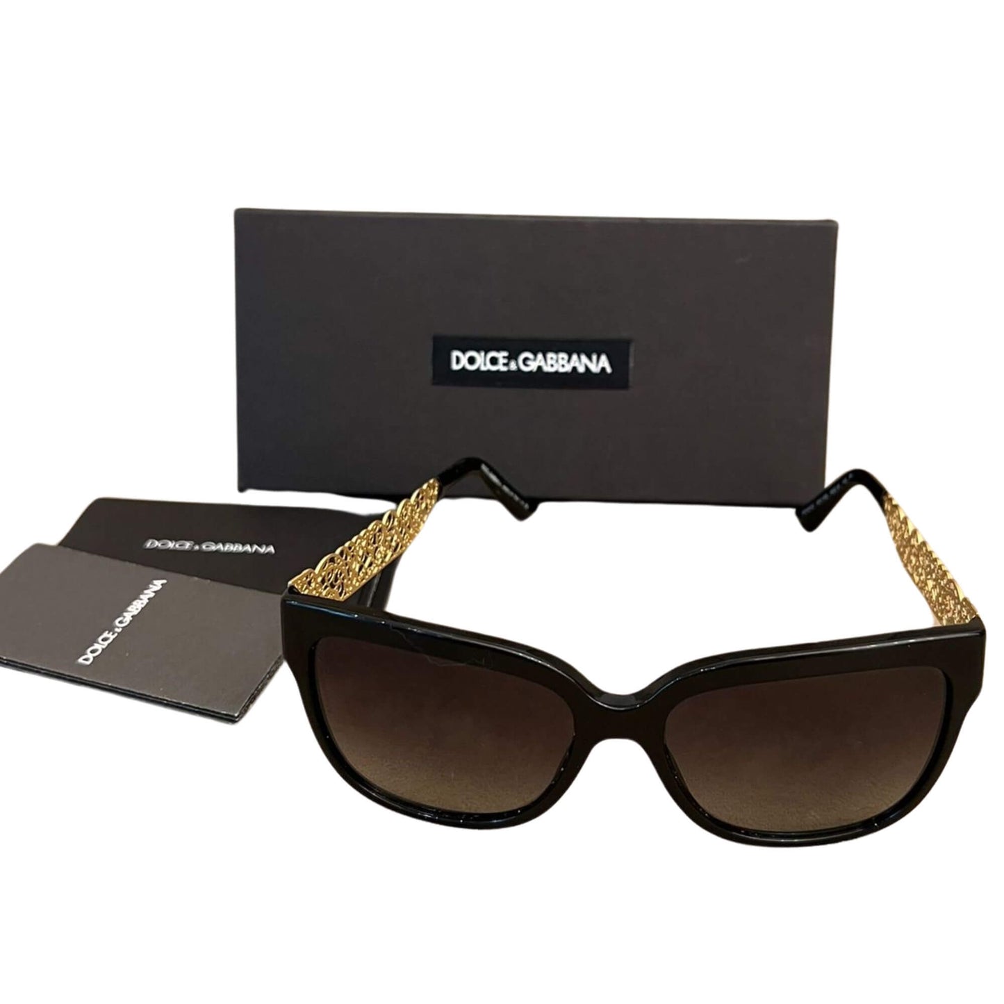 DOLCE & GABBANA GOLD SUNGLASSES