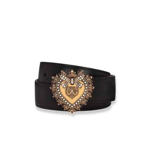Cinturón Devotion negro de Dolce & Gabbana