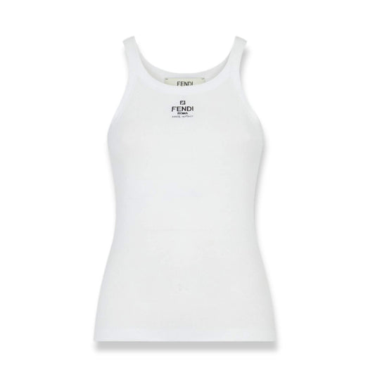 Fendi WHITE TANK-TOP