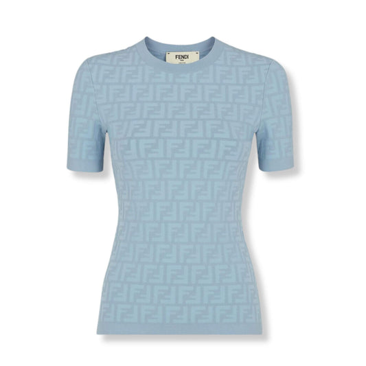 Fendi LIGHT BLUE JUMPER