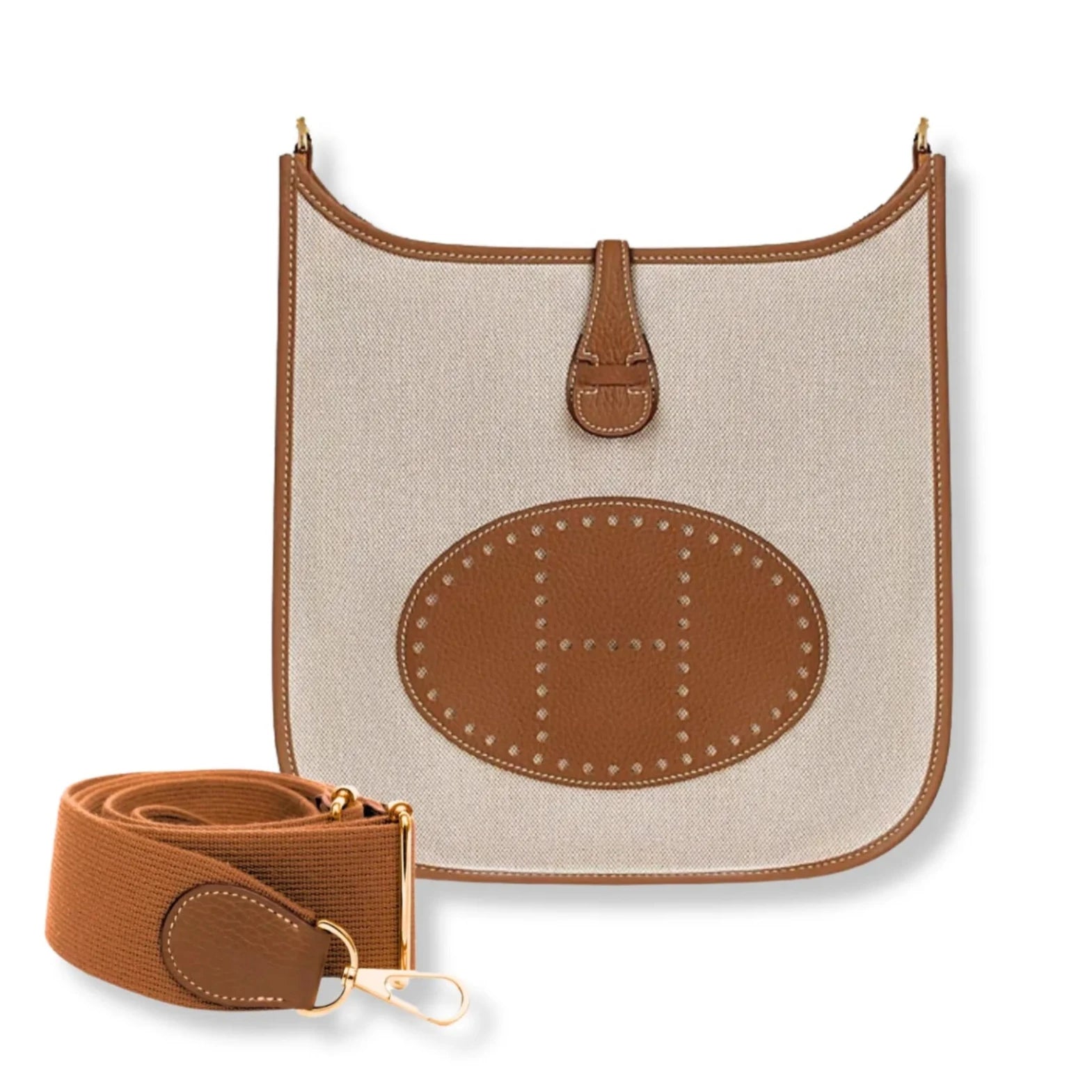 HERMÈS EVELYNE III 29 TOILE ECRU-BEIGE GOLD CANVAS – EYE HERMÈS EVELYNE III 29 TOILE ECRU-BEIGE GOLD CANVAS – EYE