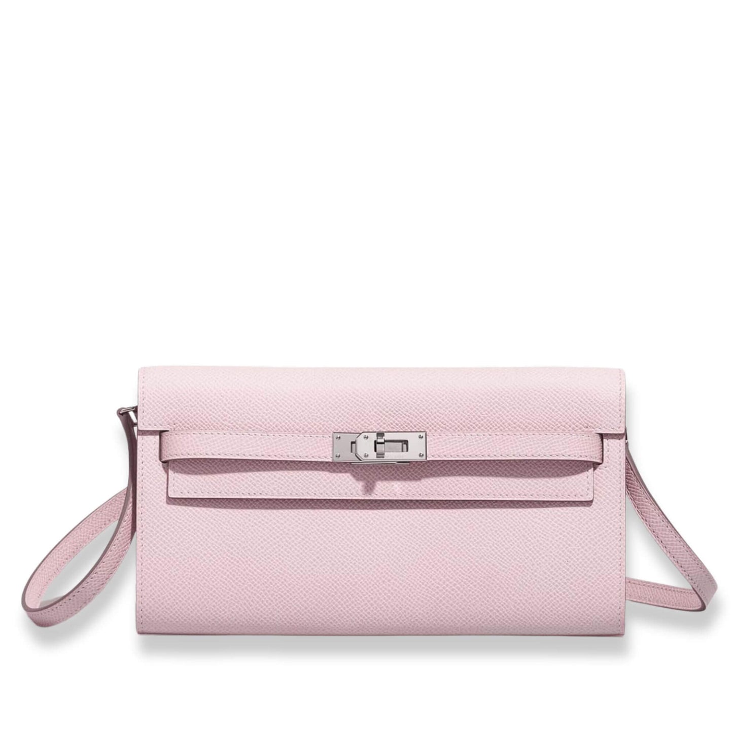 HERMÈS KELLY TO GO MAUVE PÂLE EPSOM LEATHER BAG