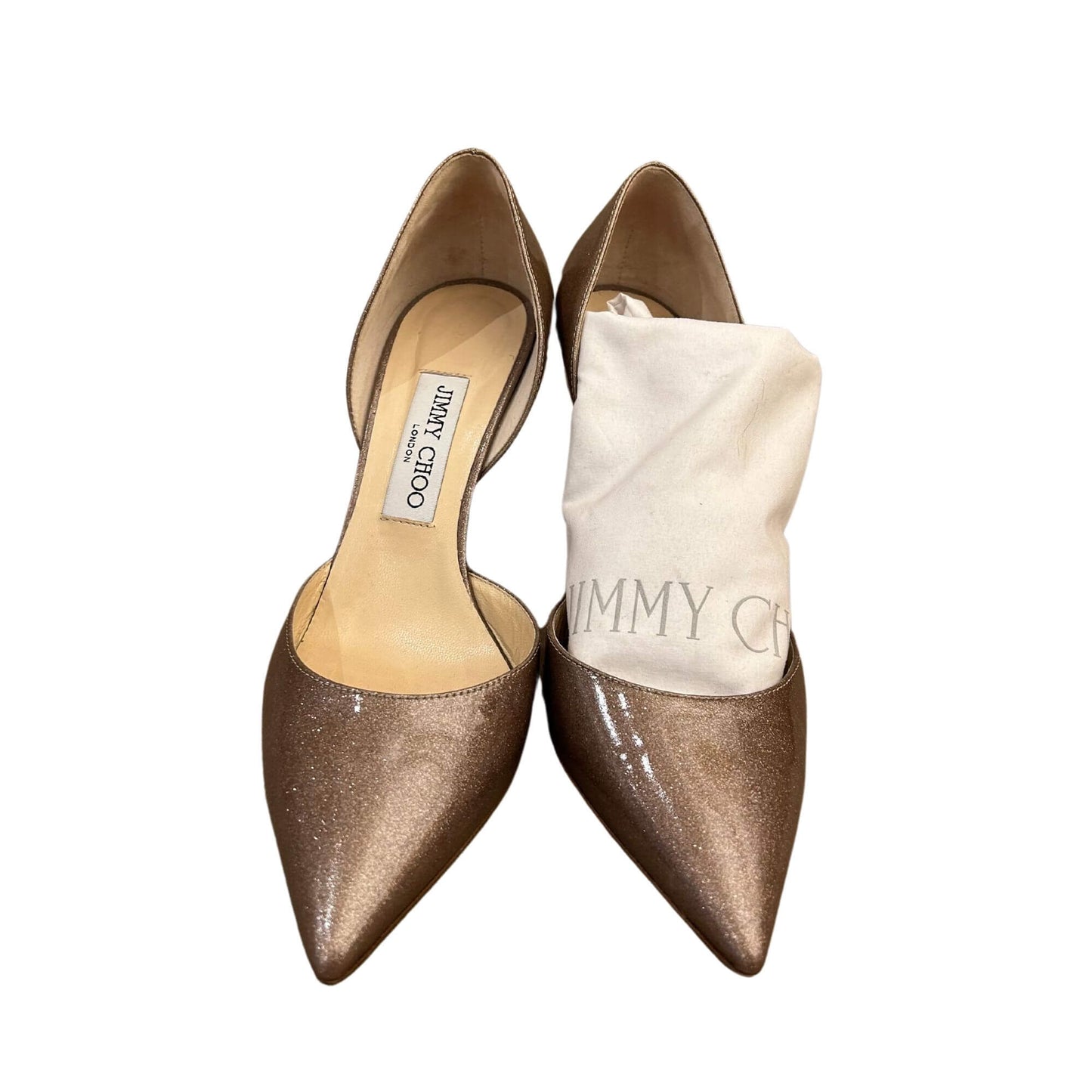 JIMMY CHOO STILLETTOS CON BRILLO