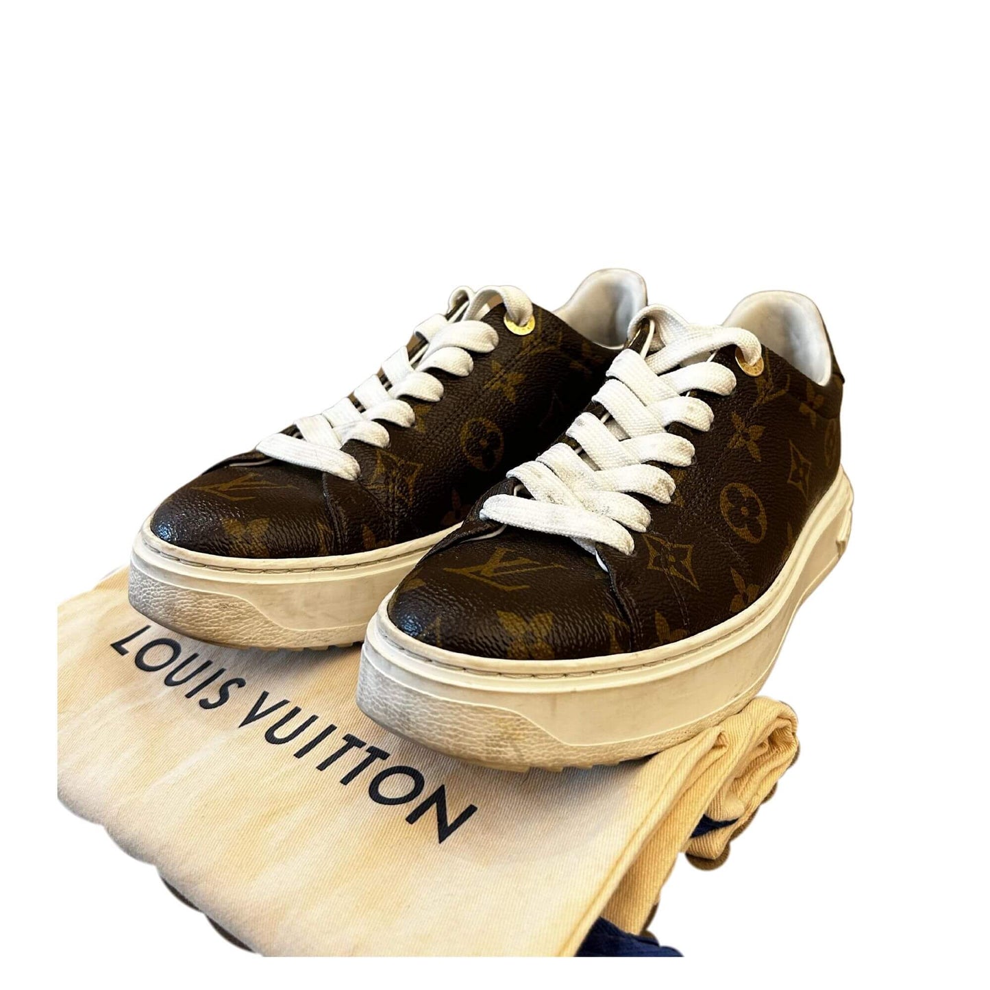 LOUIS VUITTON TIME OUT MONOGRAM SNEAKERS