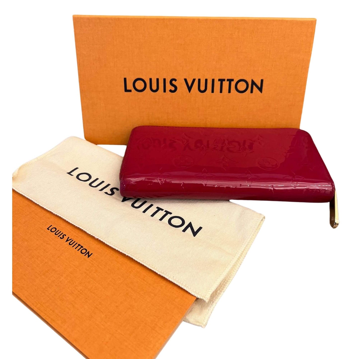BILLETERA VERNIS ROJA LOUIS VUITTON