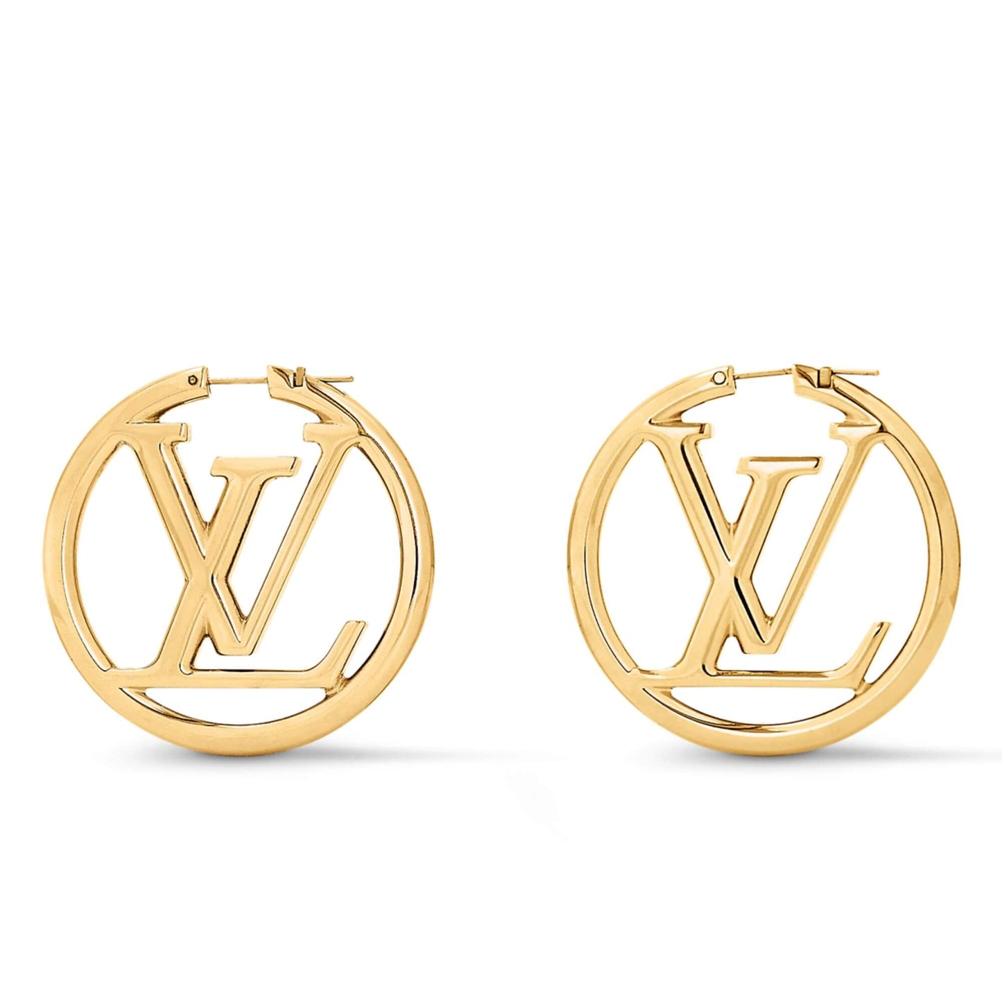 LOUIS VUITTON LOUISE GM HOOP EARRINGS