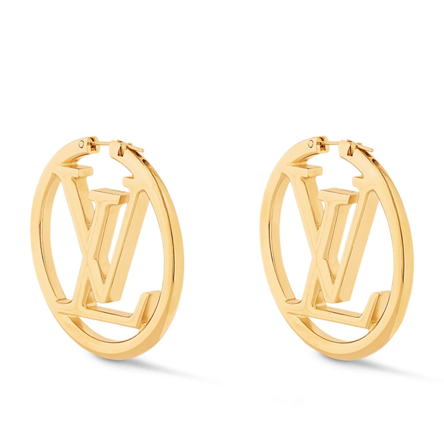 LOUIS VUITTON LOUISE GM HOOP EARRINGS