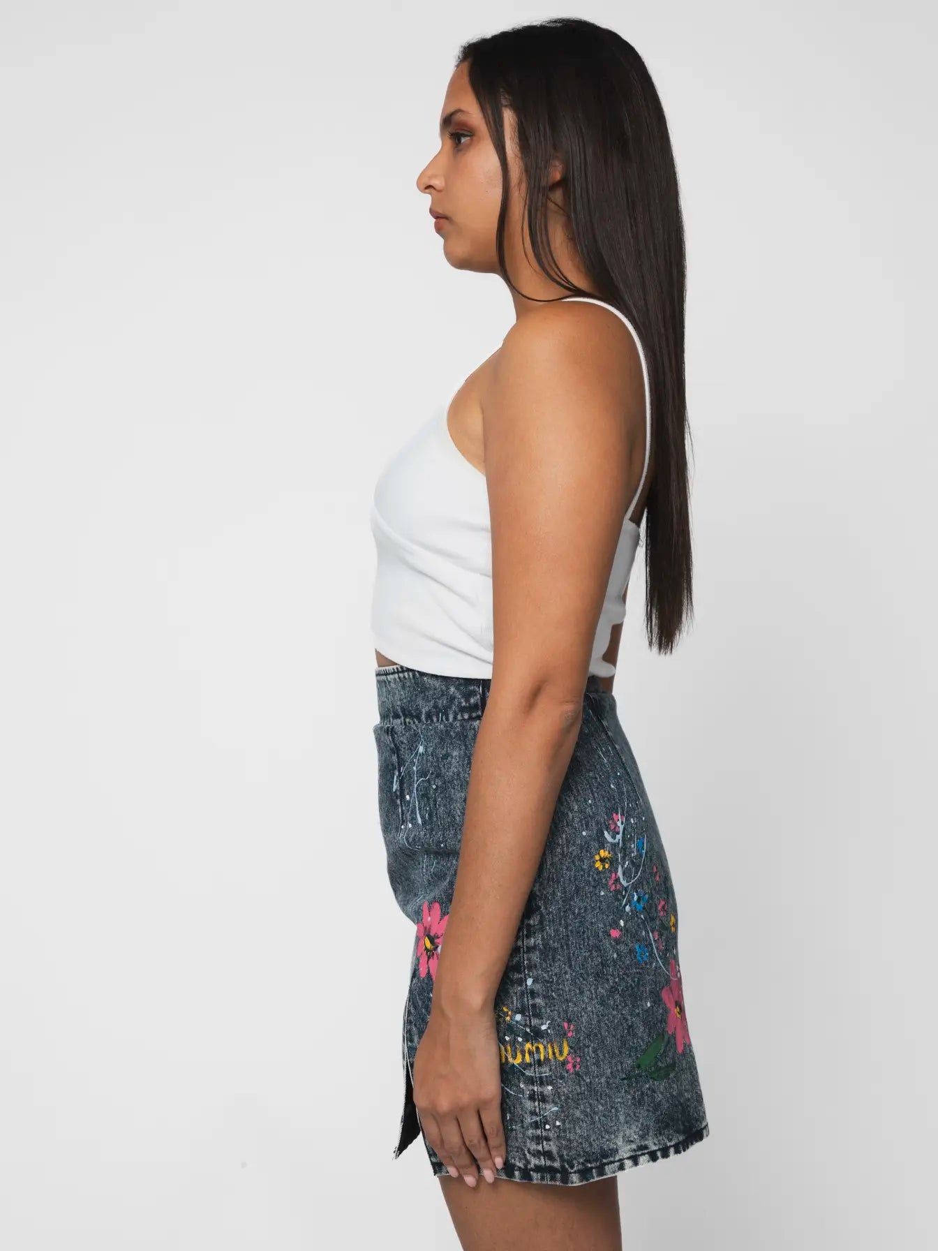 MIU MIU DENIM SKIRT