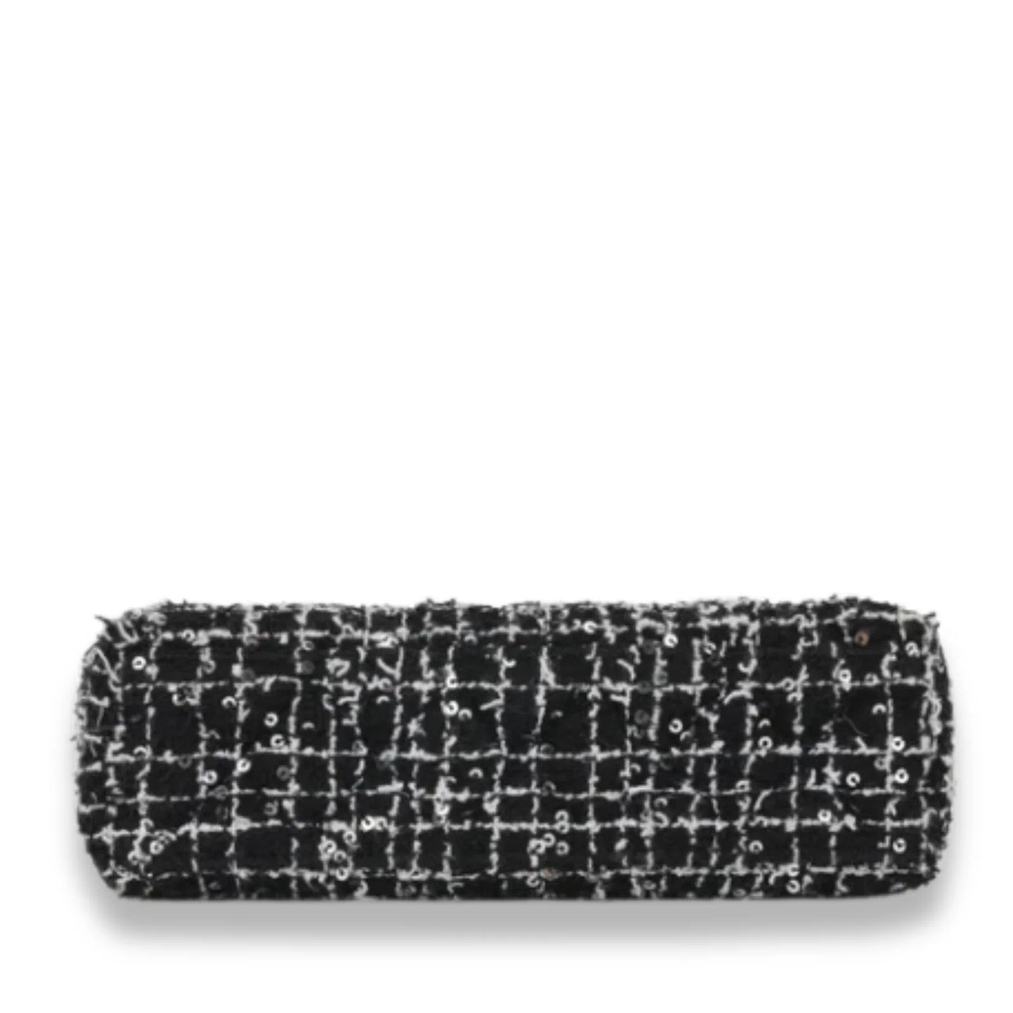 CHANEL BLACK & WHITE SMALL TWEED KELLY RE-EDITION BAG