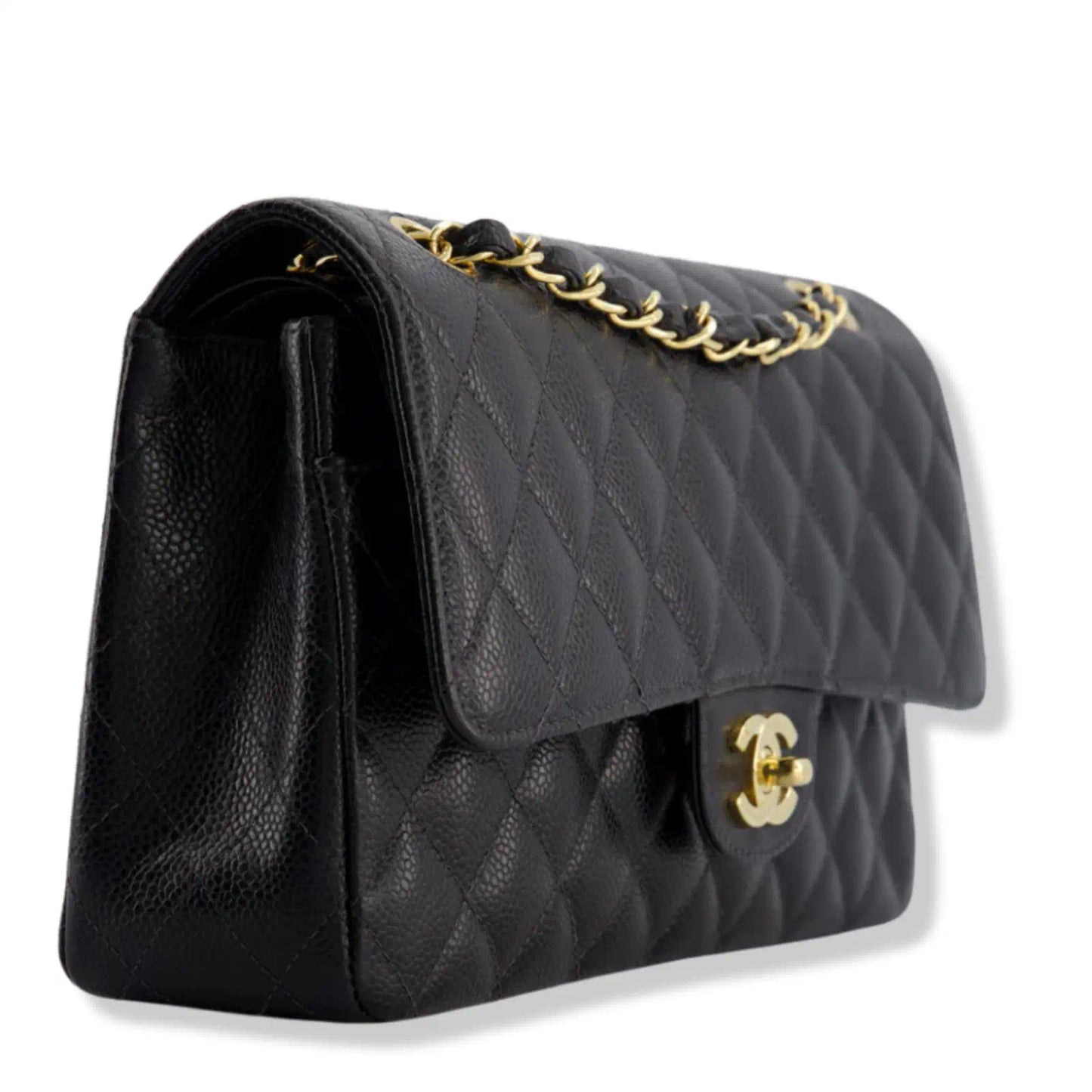 CHANEL BLACK CLASSIC FLAP BAG