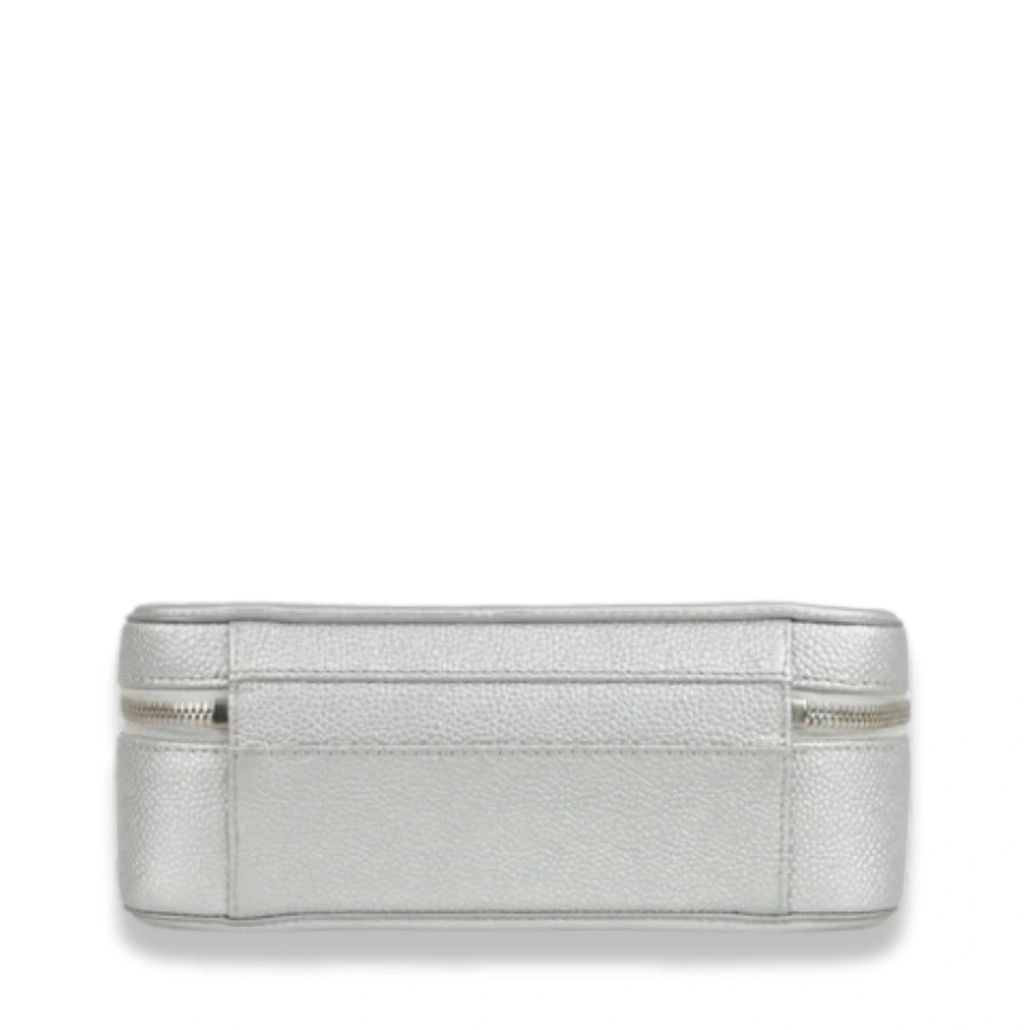 CHANEL SILVER MEDIUM VANITY BAG