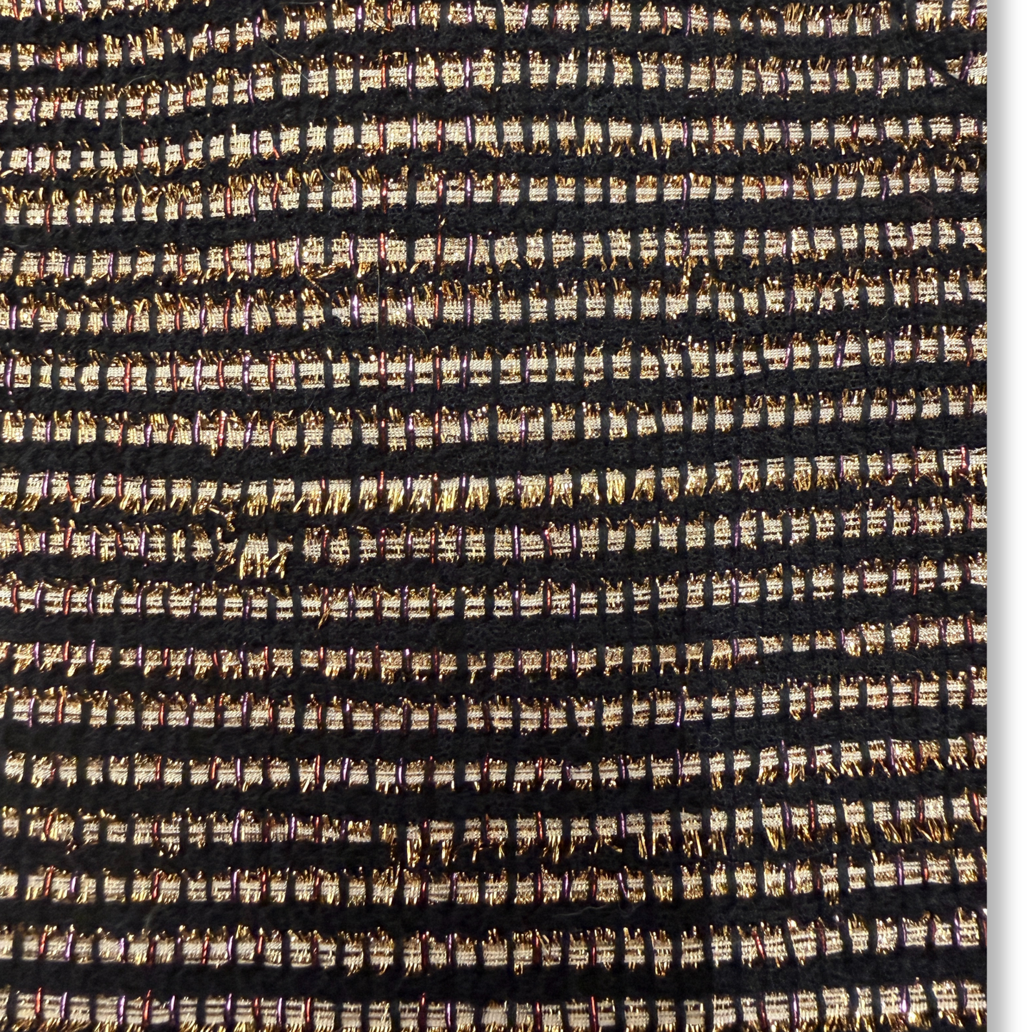 CHANEL TWEED BLACK MIDI SKIRT