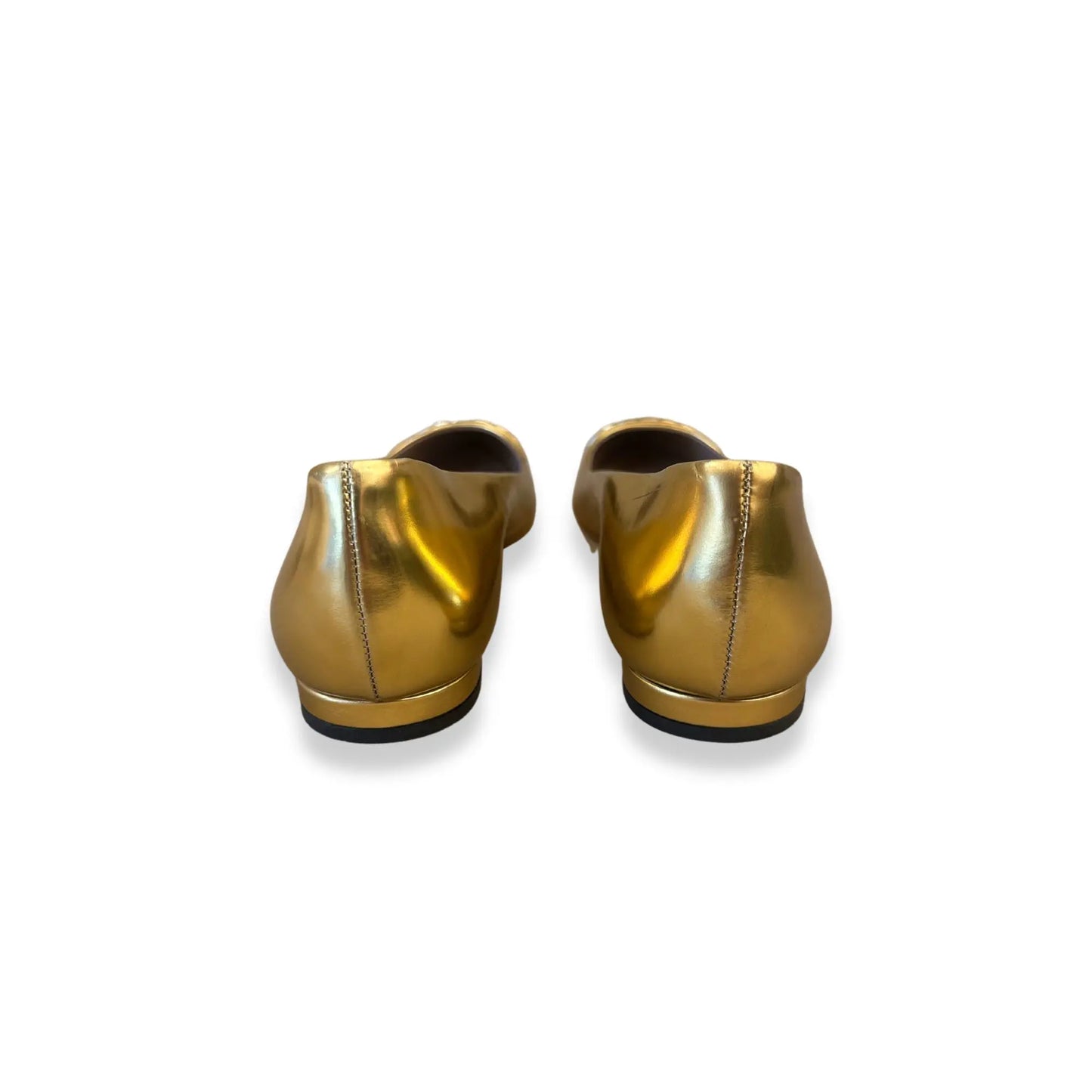 BAILARINAS GUCCI DE PIEL DORADA