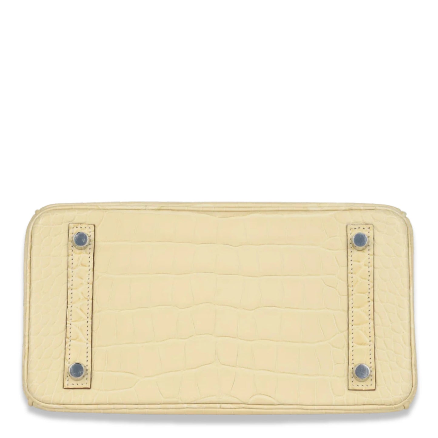 HERMÈS BIRKIN 25 VANILLE MATTE ALLIGATOR BAG