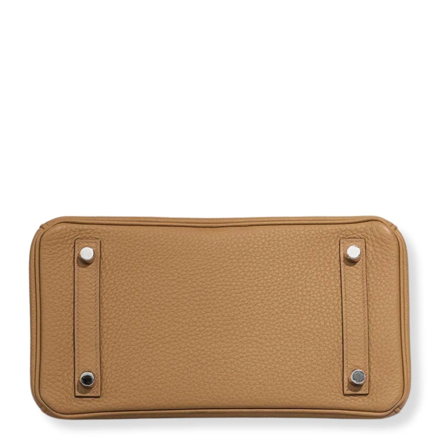 HERMÈS BIRKIN 25 BISCUIT TOGO LEATHER BAG