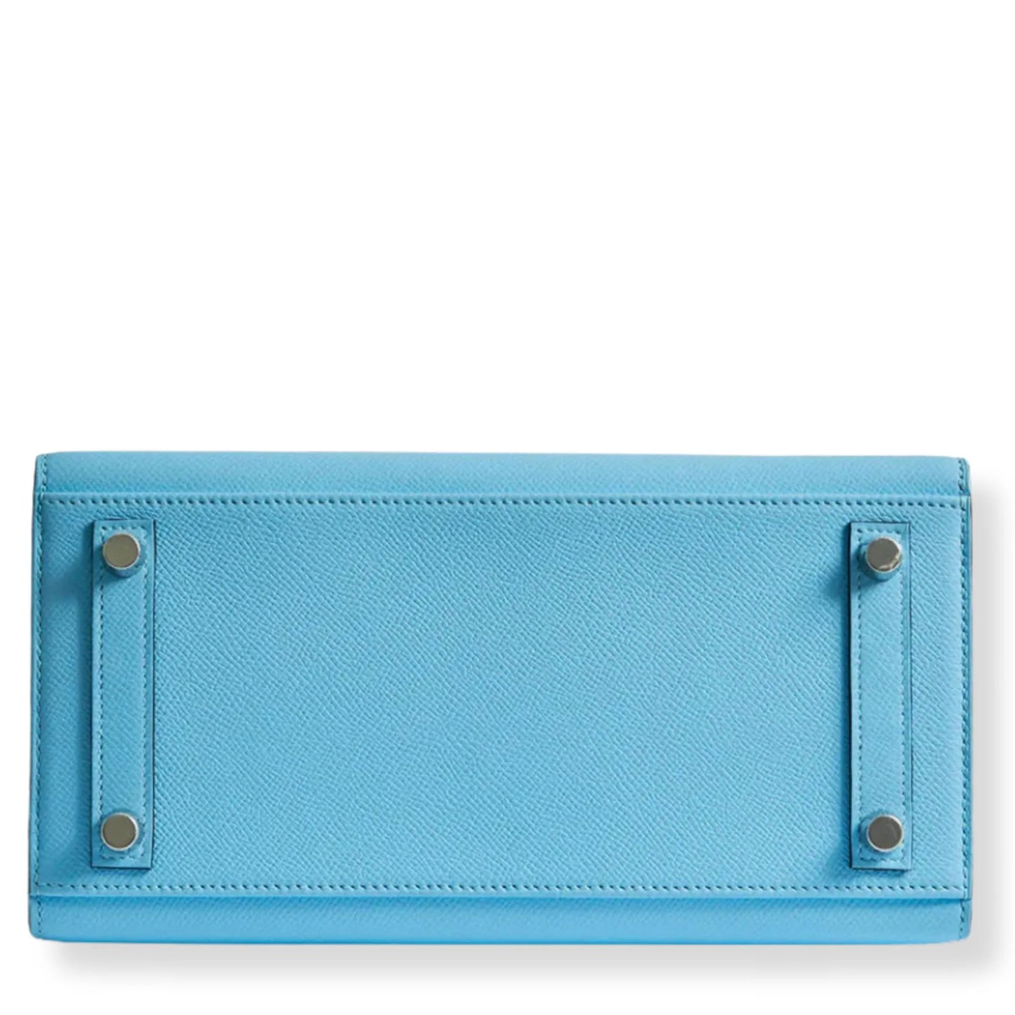 HERMÈS BIRKIN 25 BLUE CELESTE EPSOM LEATHER BAG