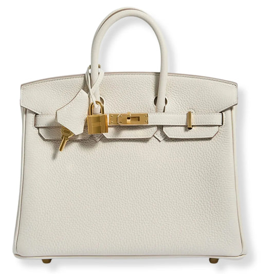 HERMÈS BIRKIN 25 CRAIE TOGO LEATHER BAG