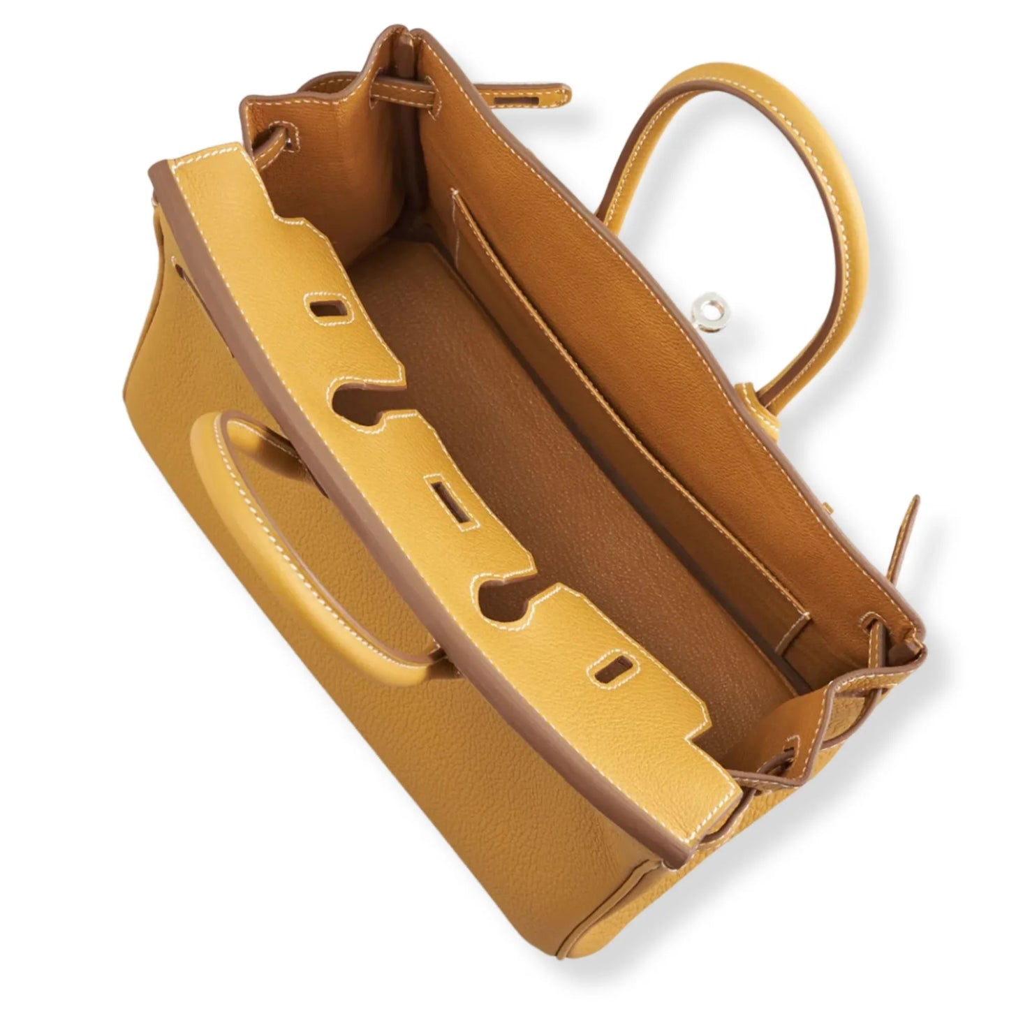 HERMÈS BIRKIN 25 NATURAL SABLE TOGO LEATHER BAG