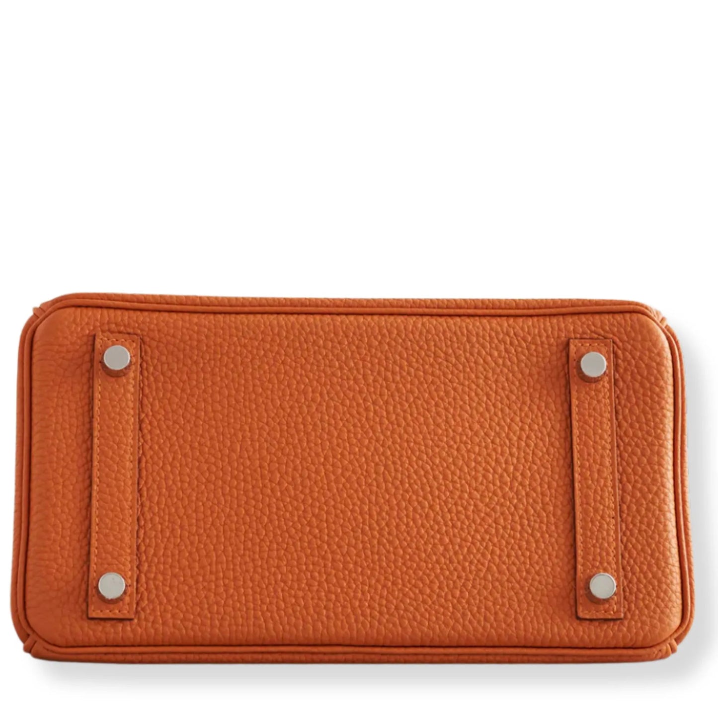 HERMÈS BIRKIN 25 ORANGE TOGO LEATHER BAG