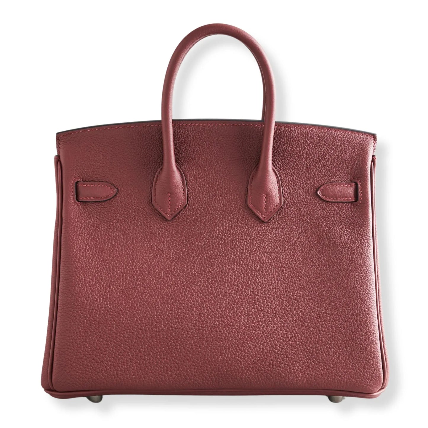 HERMÈS BIRKIN 25 ROUGE TOGO LEATHER BAG