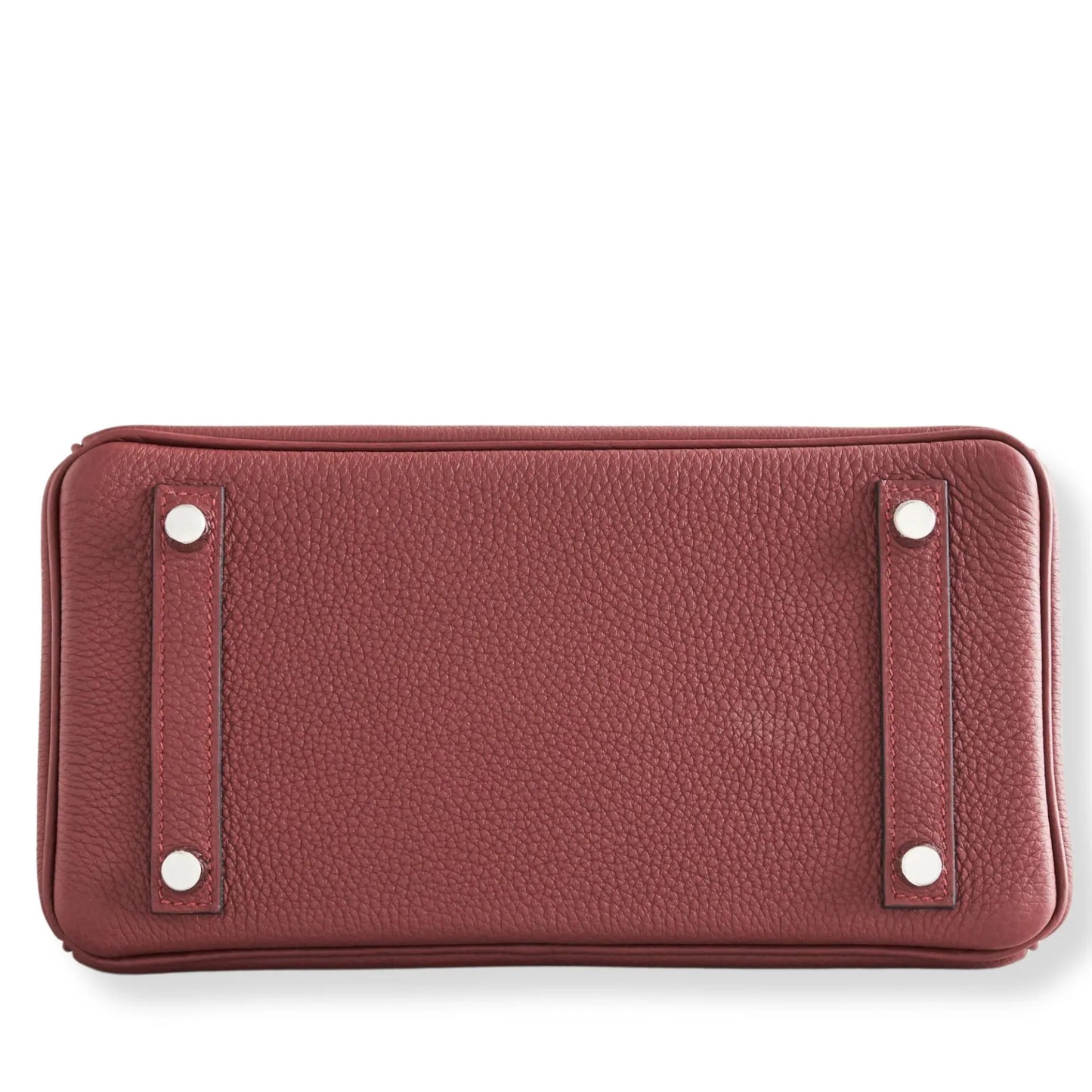HERMÈS BIRKIN 25 ROUGE TOGO LEATHER BAG