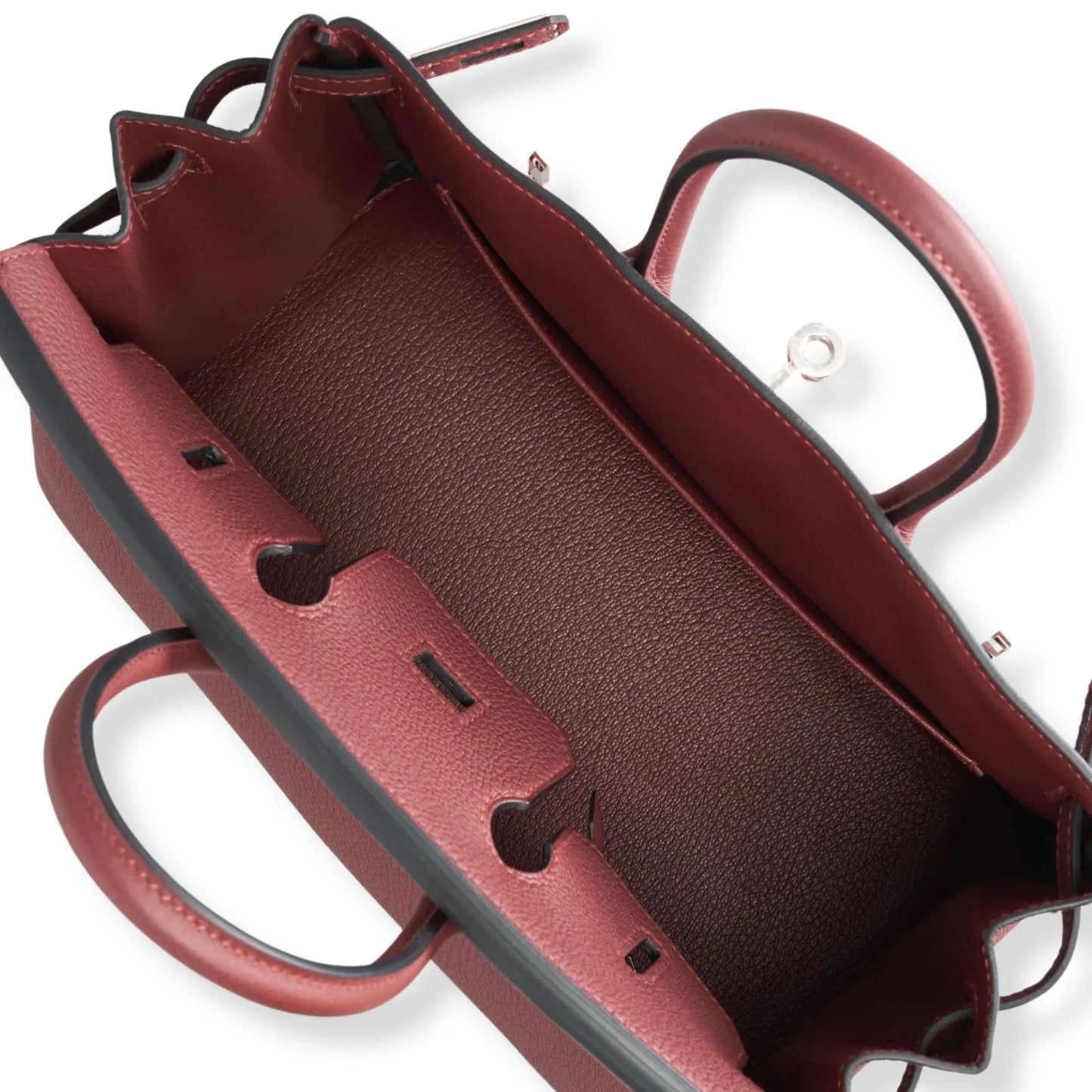 HERMÈS BIRKIN 25 ROUGE TOGO LEATHER BAG