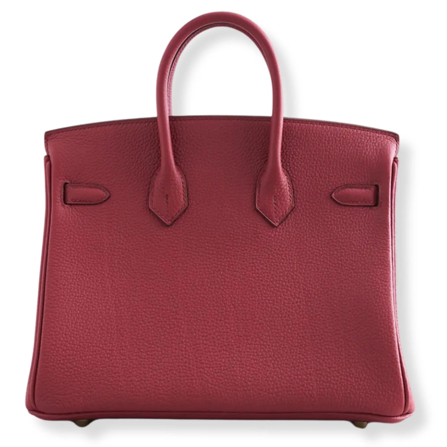 HERMÈS BIRKIN 25 RUBIS TOGO LEATHER BAG