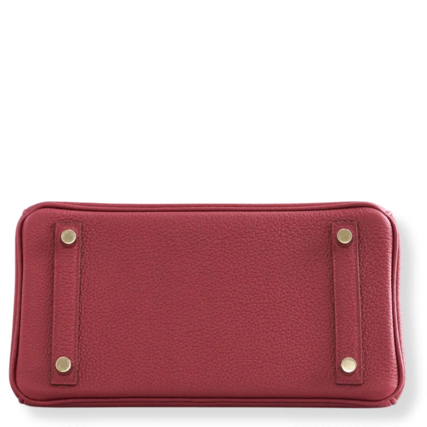 HERMÈS BIRKIN 25 RUBIS TOGO LEATHER BAG