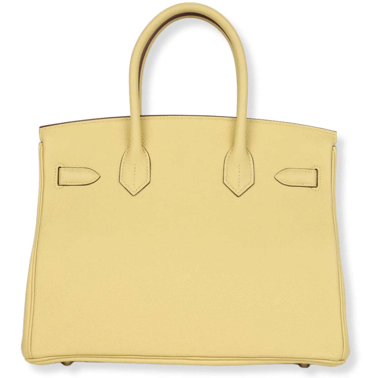 HERMÈS BIRKIN 30 JAUNE POUSSIN TOGO LEATHER BAG