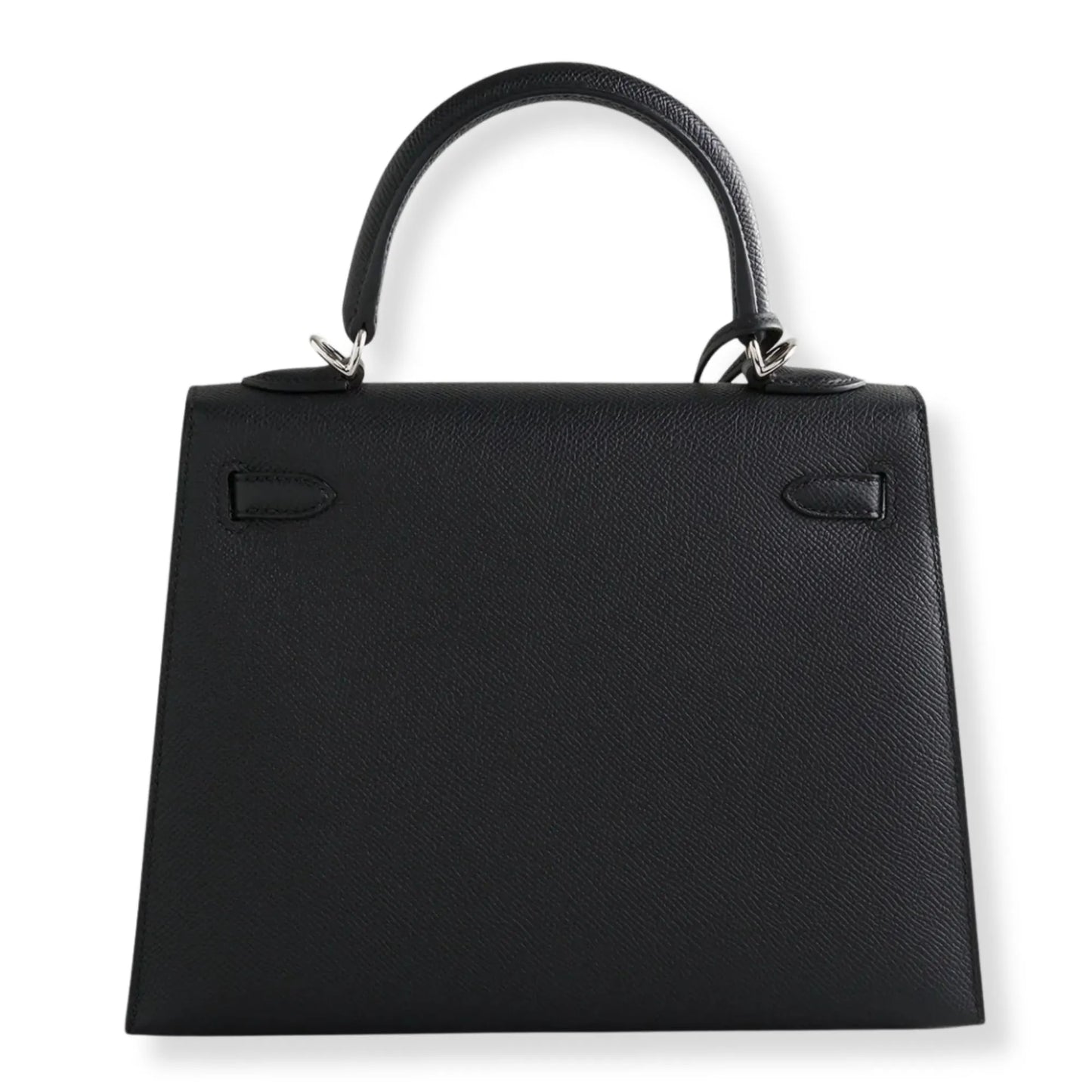 HERMÈS KELLY 25 BLACK EPSOM LEATHER BAG