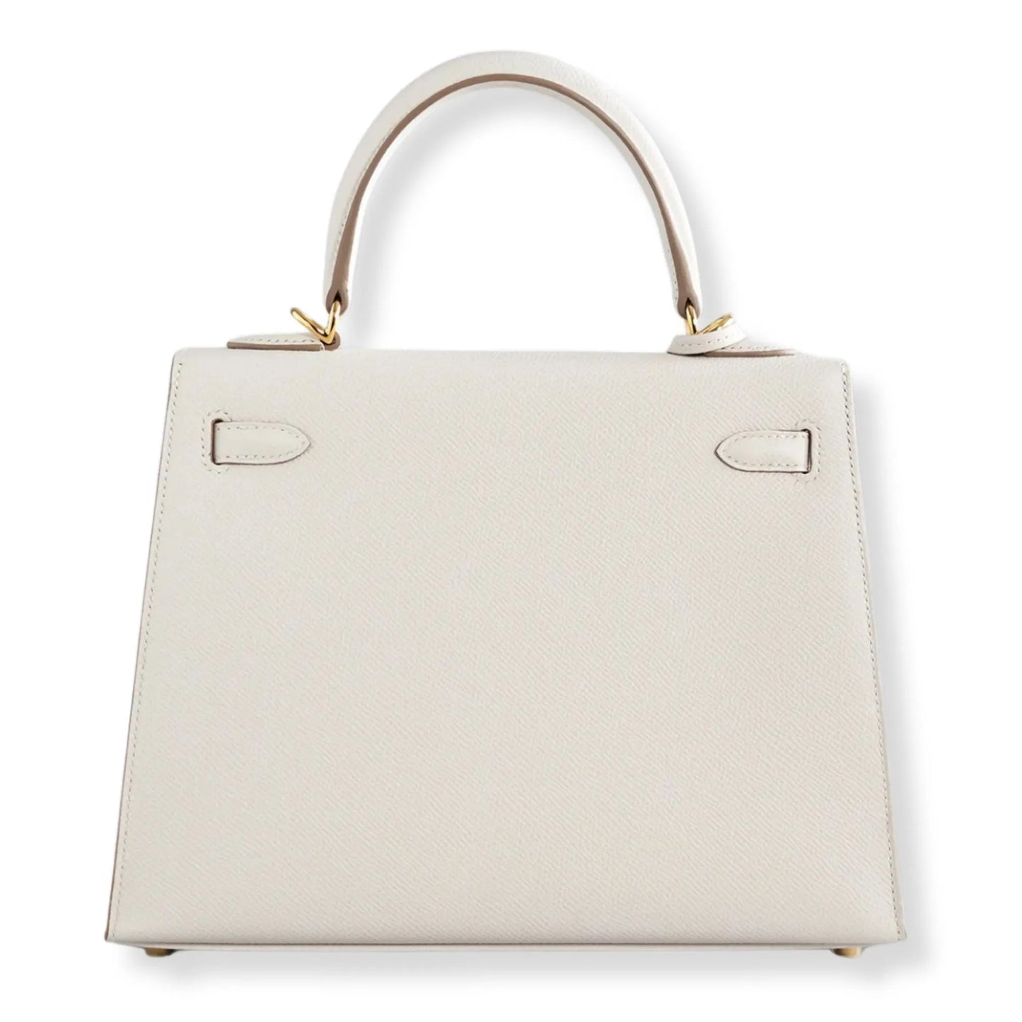 HERMÈS KELLY 25 GRIS PALE EPSOM LEATHER BAG