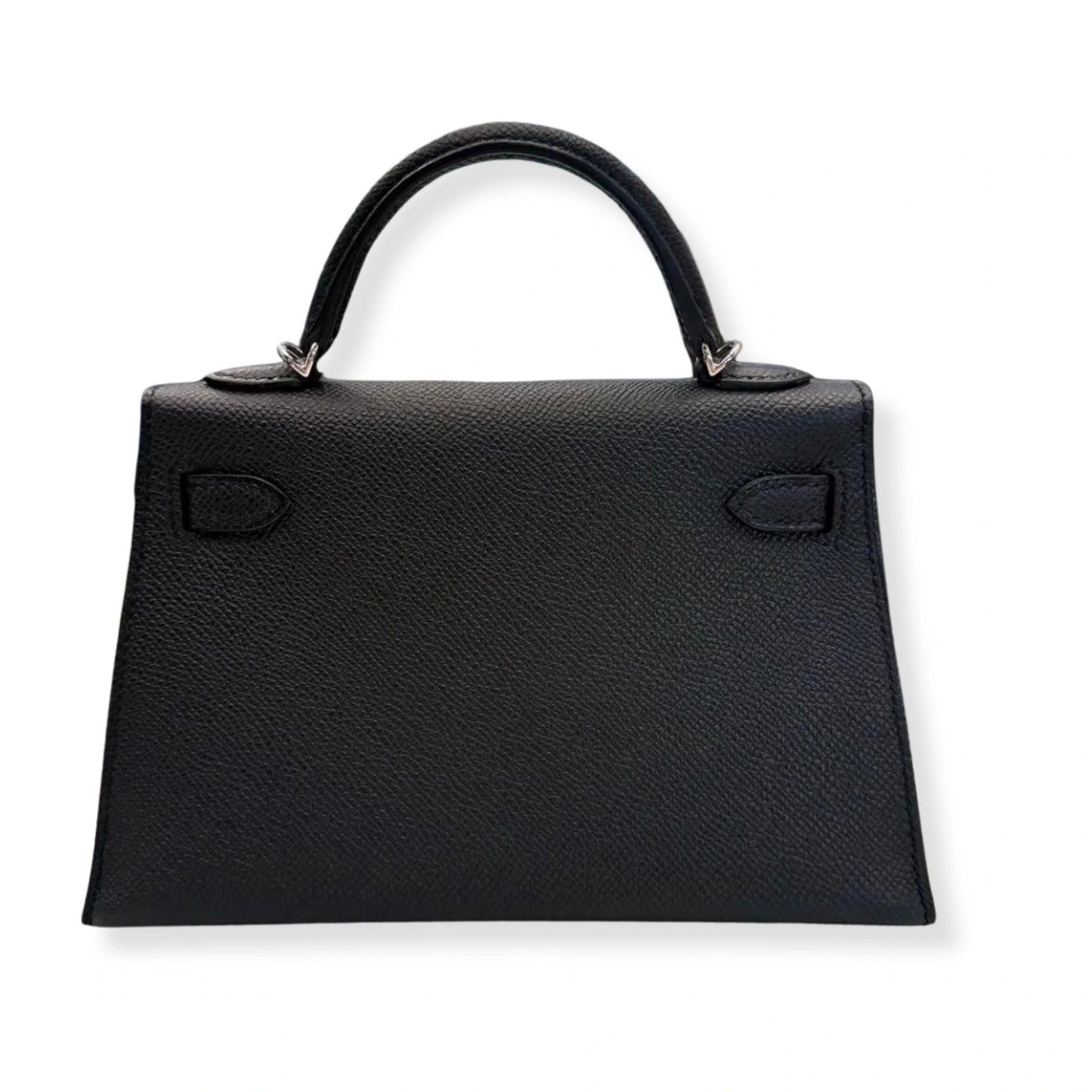 HERMÈS MINI KELLY BLACK EPSOM LEATHER BAG