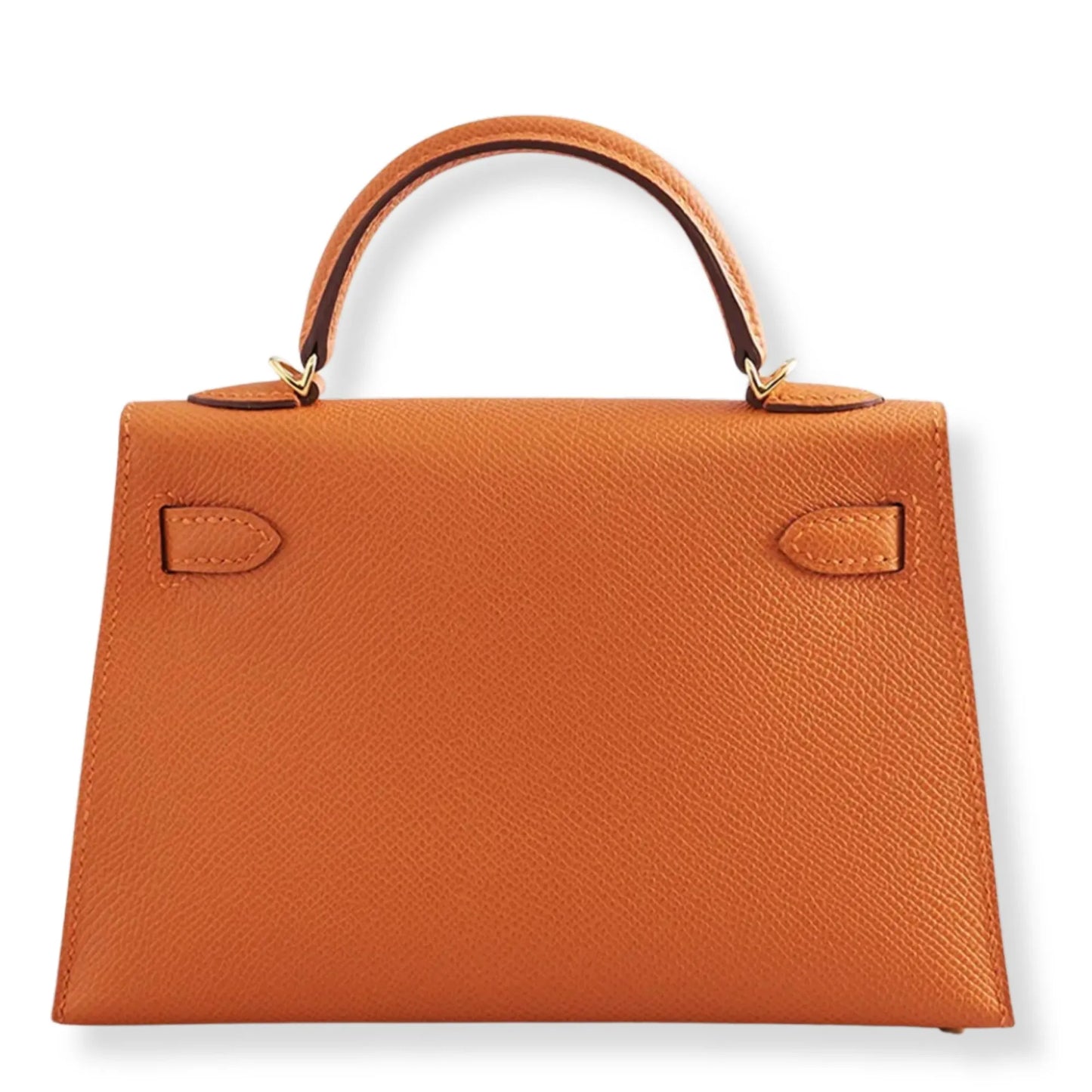 HERMÈS MINI KELLY ORANGE EPSOM LEATHER BAG