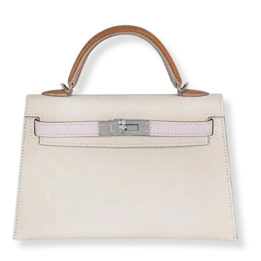 HERMÈS MINI KELLY TRICOLOR EPSOM LEATHER BAG