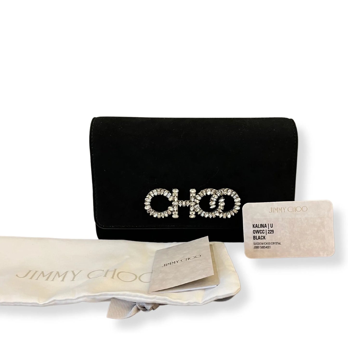 JIMMY CHOO KALINA BLACK CROSS BODY BAG