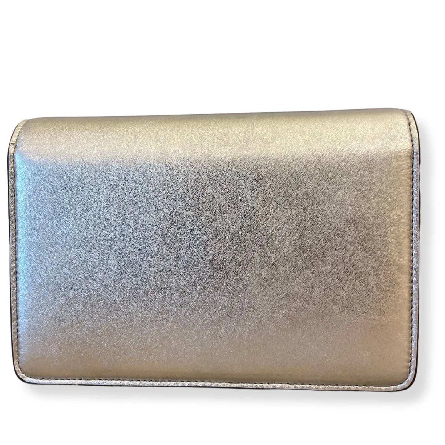 JIMMY CHOO KALINA SILVER CROSS BODY BAG