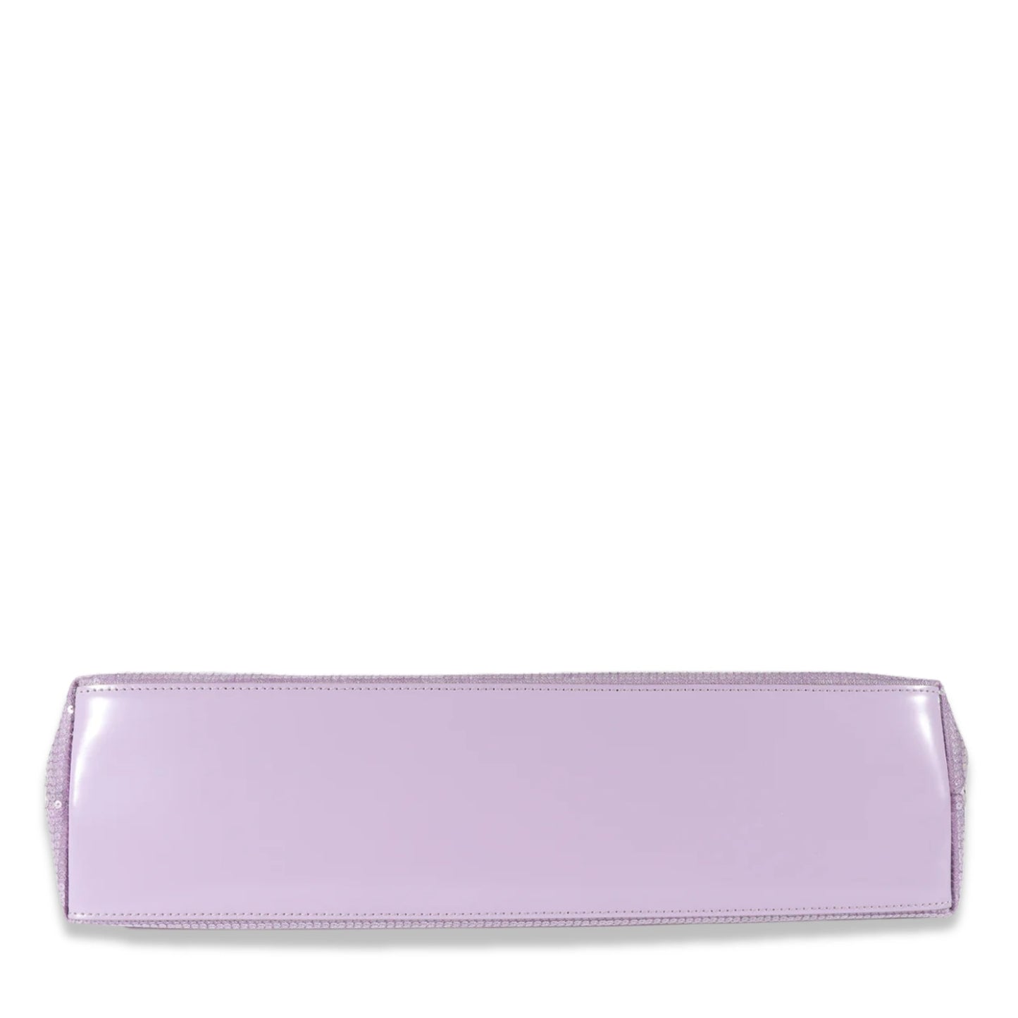 PRADA PURPLE SEQUINS LOGO TOTE BAG