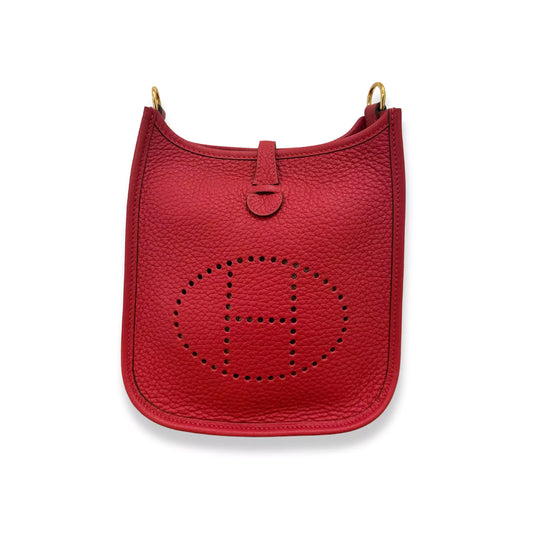 HERMÈS EVELYNE 16 VERMILLON/ROUGE BAG