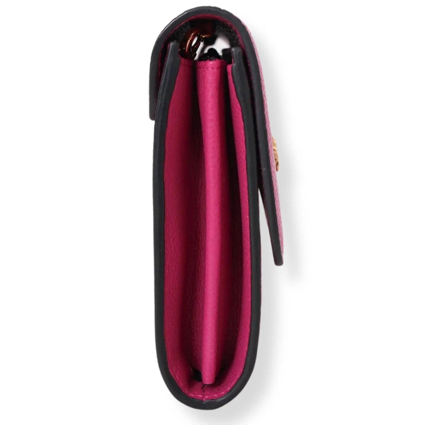 Cartera Versace en tonos rosa con cadena