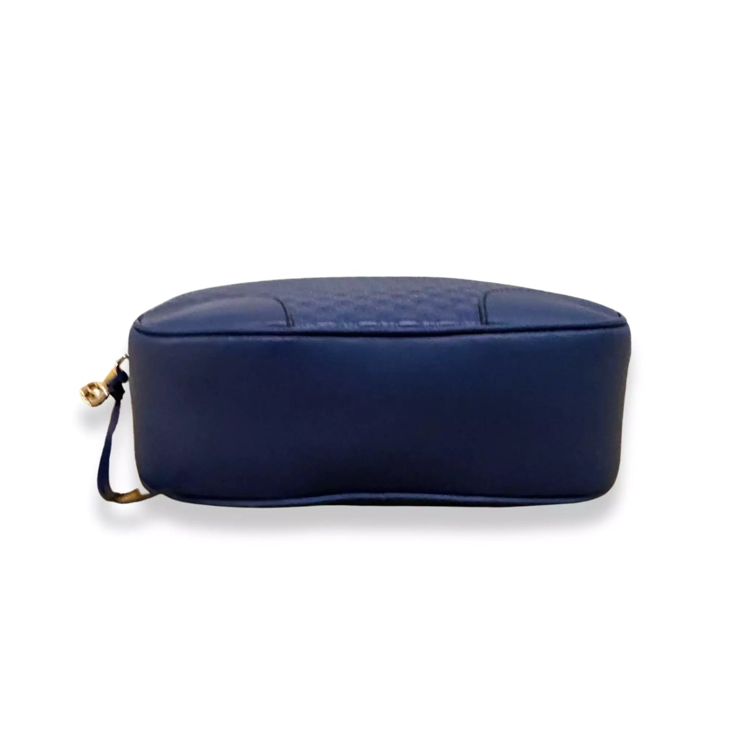 BOLSO DE MENSAJERO GUCCI MINI BREE DE PIEL AZUL MICROGUCCISSIMA