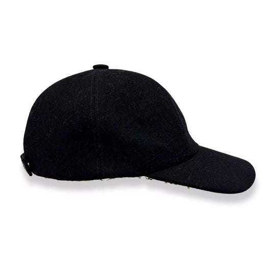 HERMÈS BLACK CASQUETTE ATLANTIC