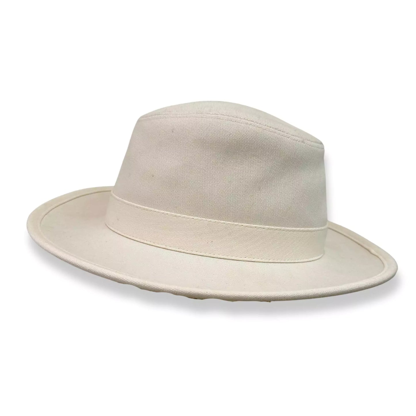 HERMÈS WHITE CANVAS HAT