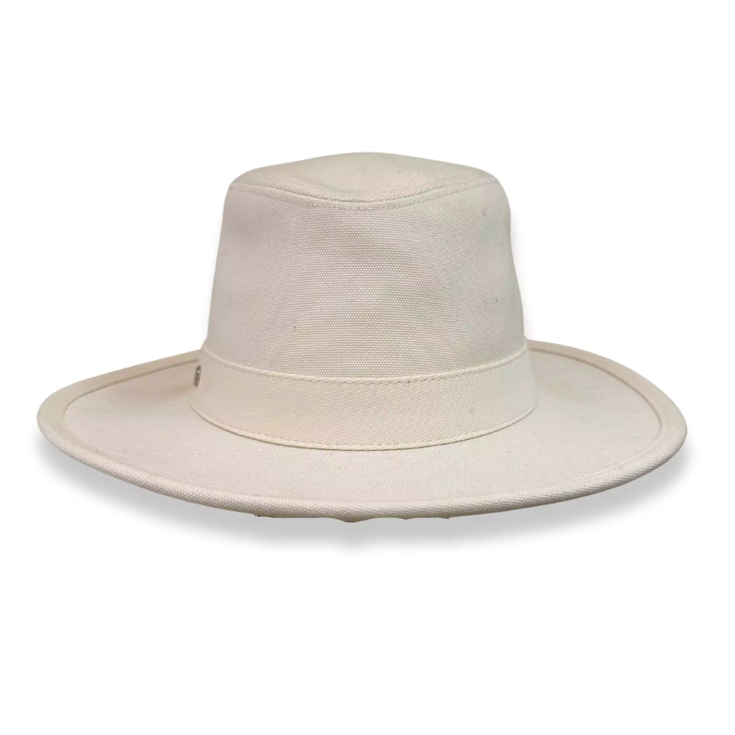 HERMÈS WHITE CANVAS HAT