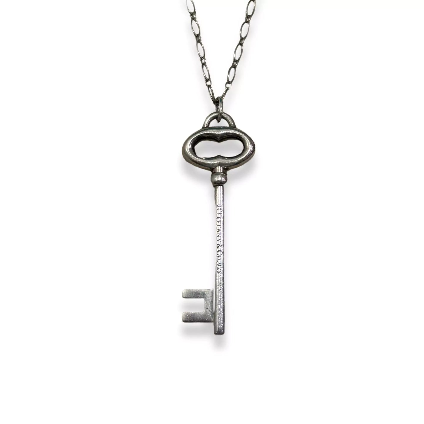 TIFFANY & CO SILVER KEY NECKLACE