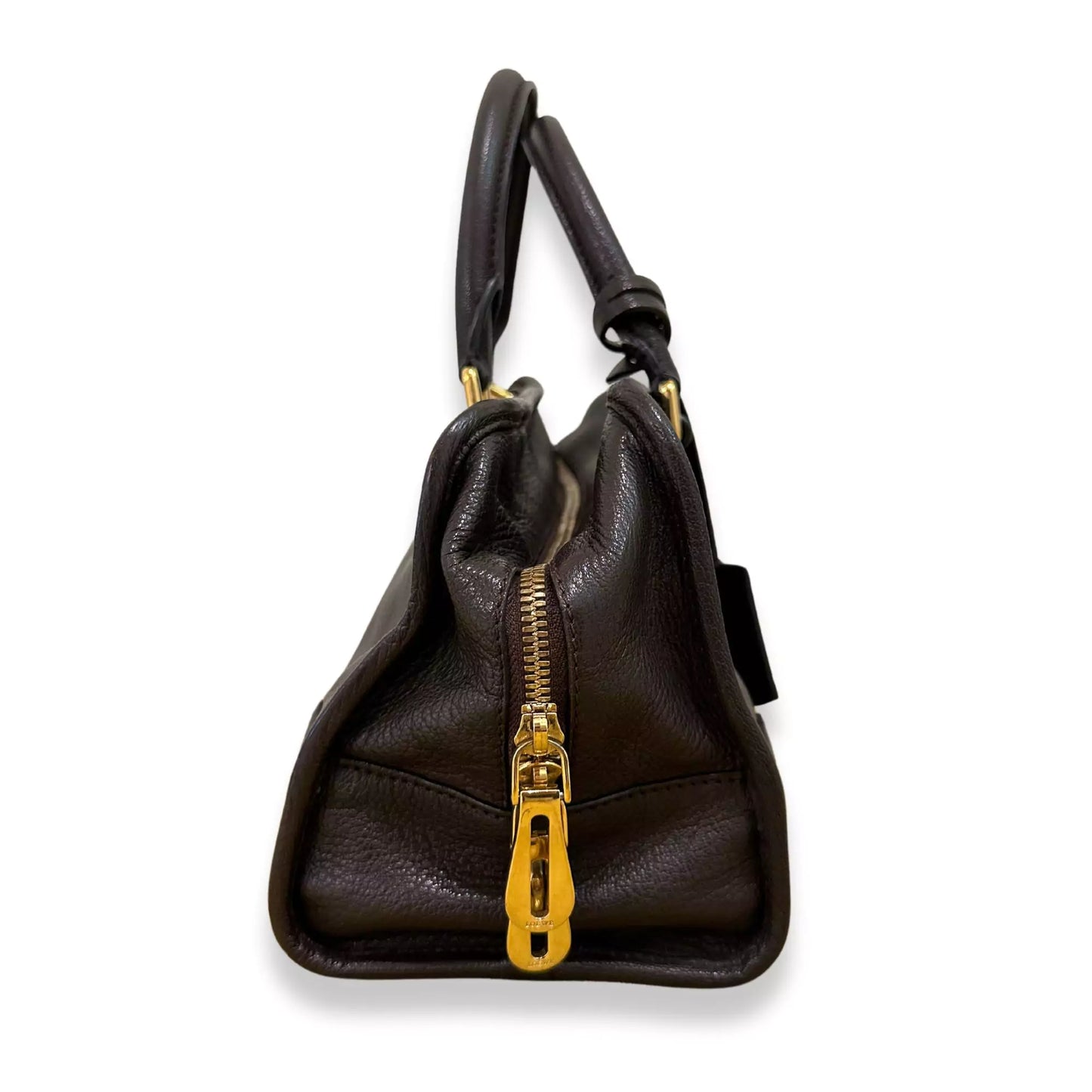 LOEWE AMAZONA BROWN LEATHER BAG