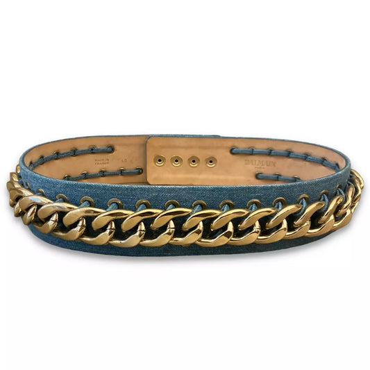 Cinturón de cadena vaquera de Balmain